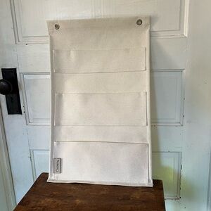 Caraway Cream Canvas Lid Holder